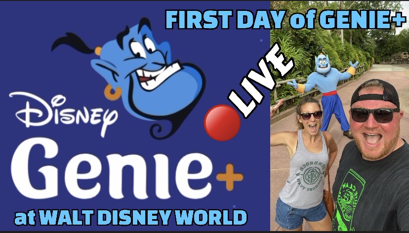 yourWDWguy's tweet photo. GENIE+ LIVE starting at 12:45pm EST!!! Come Say Hi! 🧞♂️
🔴LIVE: First Day of GENIE+ at WALT DISNEY WORLD! Using Lightning Lane in... https://t.co/To5Z0zdKJk via @YouTube
#wdw #genieplus #genie #waltdisneyworld #disneyworld #disneyparks #fastpass #fastpassplus #wdw50 https://t.co/5fbnKKy0XP