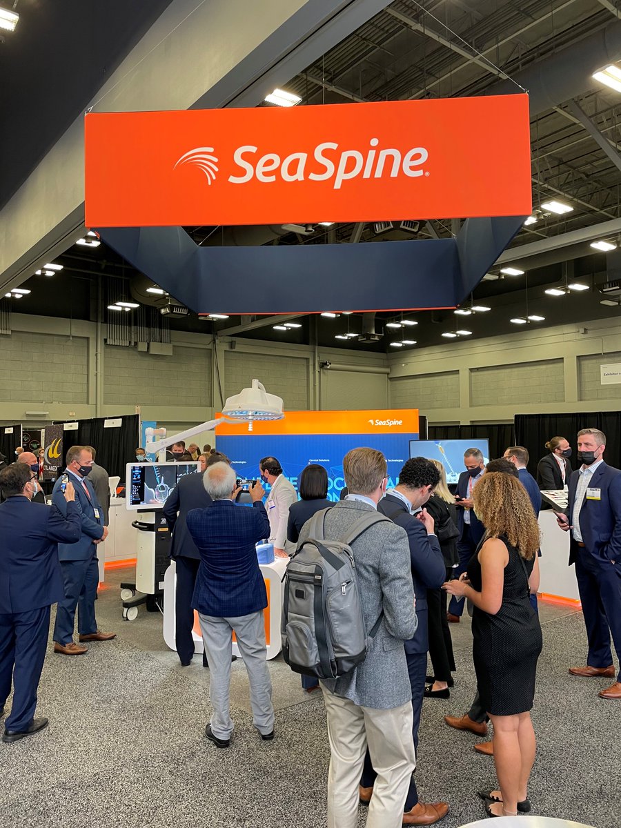 seaspine's tweet photo. SeaSpine® is in Austin, Texas exhibiting at the CNS Annual Meeting! Stop by booth # 1641 today to learn about our procedural solutions.

#cns2021 https://t.co/PvlRqKNKO6