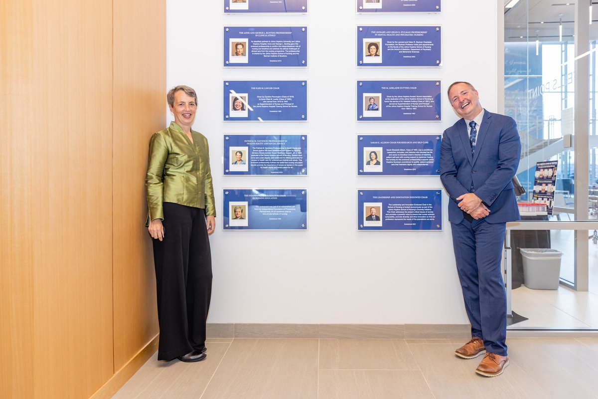 JHUNursing's tweet photo. You can now watch Dr. @JasonFarleyJHU's ceremony installing him as the Inaugural Leadership and Innovation Endowed Chair, or look through the photos https://t.co/0huqKS6aoe https://t.co/75BgmmGnQa