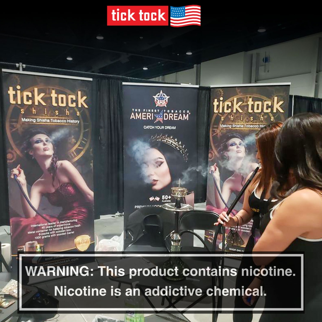 ticktockshisha's tweet photo. We are pleased to have you 🙏 in the Tick Tock shish booth at HEW USA'S LARGEST HOOKAH EXPO trade show 🙏
.⁠
.⁠
#TickTockShisha #ticktockshishausa #hookah #shisha #vape #hookahbar #hookahgirls #hookahgram #hookahholics #hookahking #hookahlounge #hookahlovers https://t.co/PJYnsPEn32
