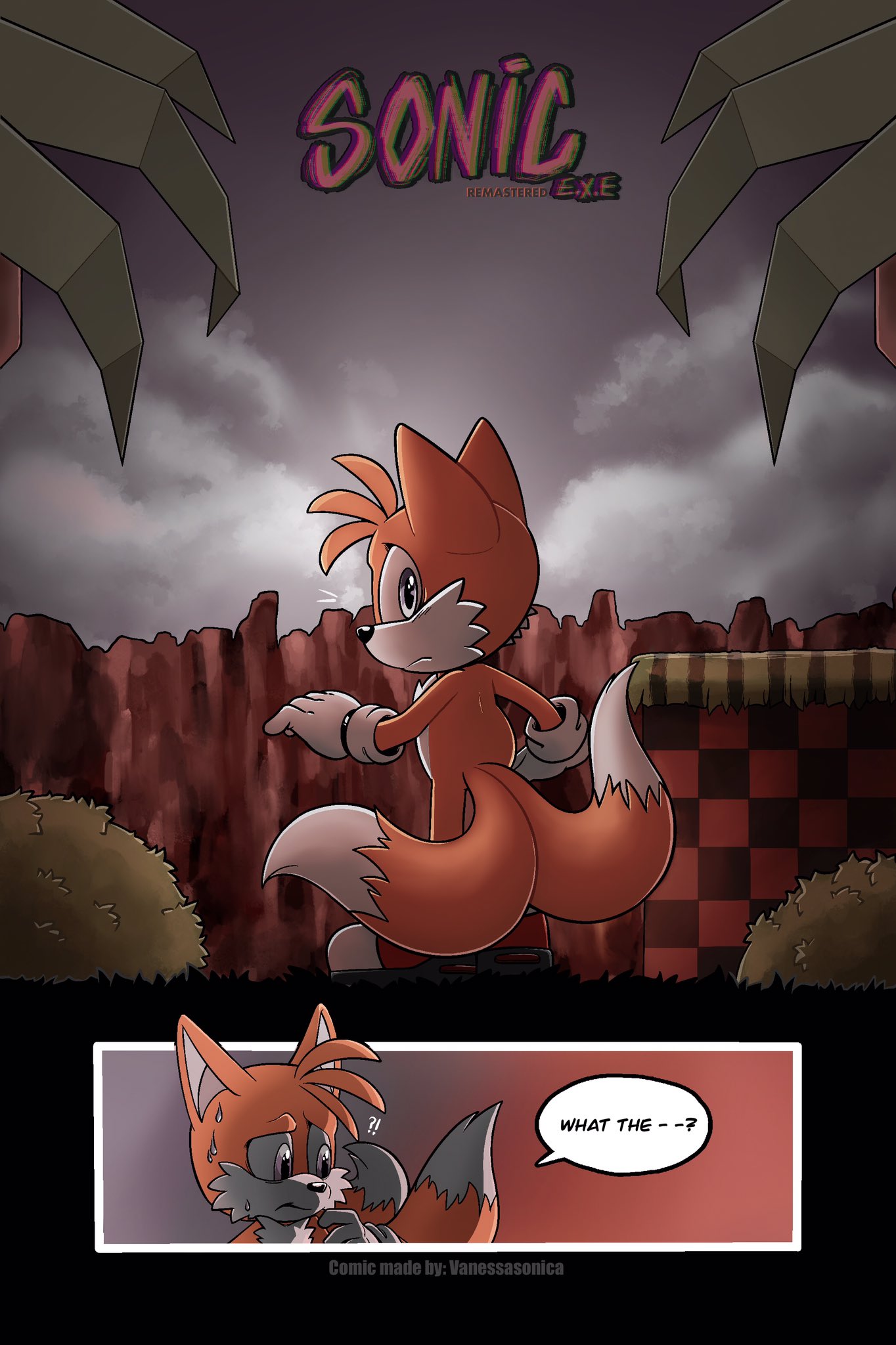 my first sonic.exe comic - Comic Studio