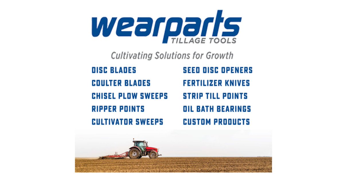 InnovativeAgSD's tweet photo. Did you know, we are dealers for "Wearparts Tillage Tools"?! Give us a call to upgrade your equipment or see if there is some new tillage parts that would work great for your operation. https://t.co/qwPEmefF0I