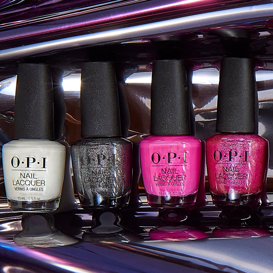 OPI_PRODUCTS's tweet photo. Crème or shimmer? Neutral or punchy? Whatever you choose, know that any of these four #OPICelebration shades will put you in party mode! 🎉
Shades: #SnowDayInLA, #TurnBrightAfterSunset, #BigBowEnergy, and #MylarDreams
https://t.co/VIdqHpFw4y
#ColorIsTheAnswer https://t.co/4AJRuWPyXf
