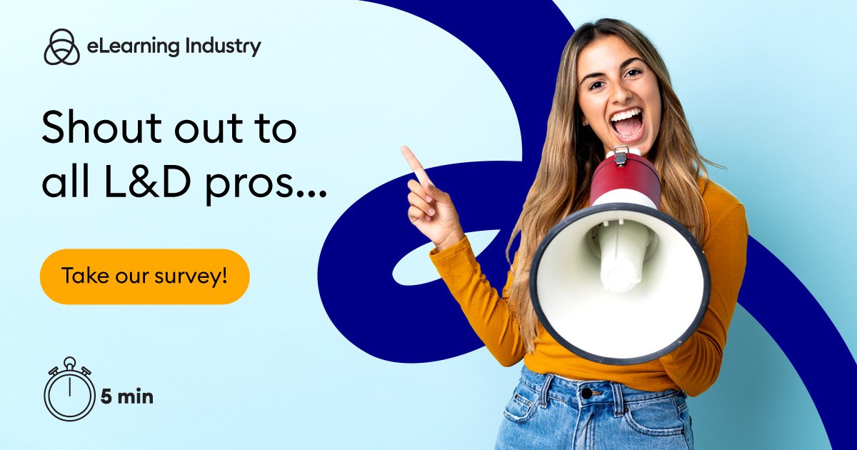 elearnindustry's tweet photo. Got a minute? eLearning is taking over the world and we need to define the upcoming L&D trends.
Have your say... Take our survey! π€ https://t.co/gFg0j3Cibb
#lndtrends #elearningsurvey https://t.co/5jNMn8V1q4