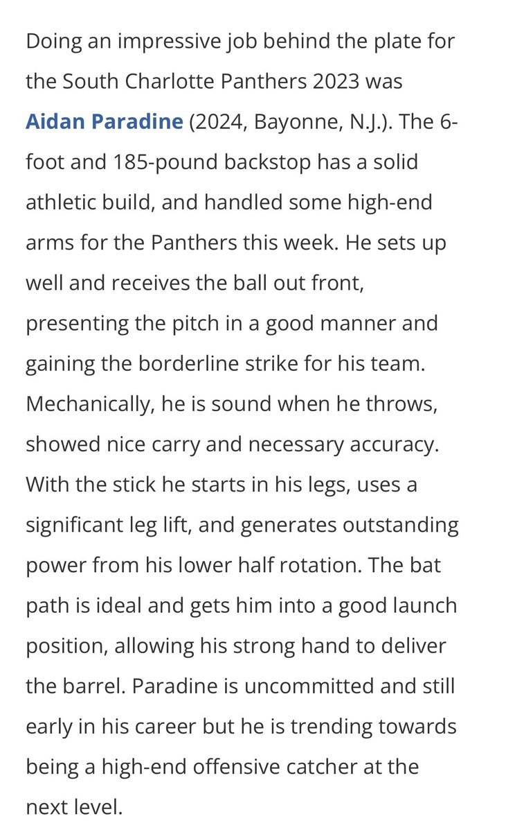 Article from a few weeks ago at WWBA. More to come 📈📈