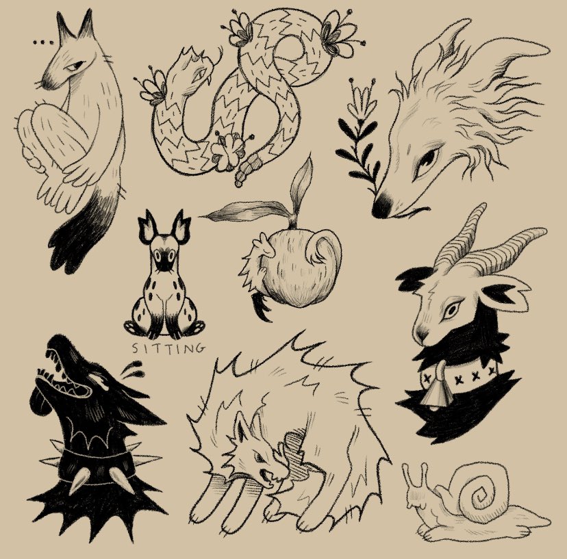 A reminder that I have some tattoo flash designs that are always available! 

More info in thread on how to get! 
