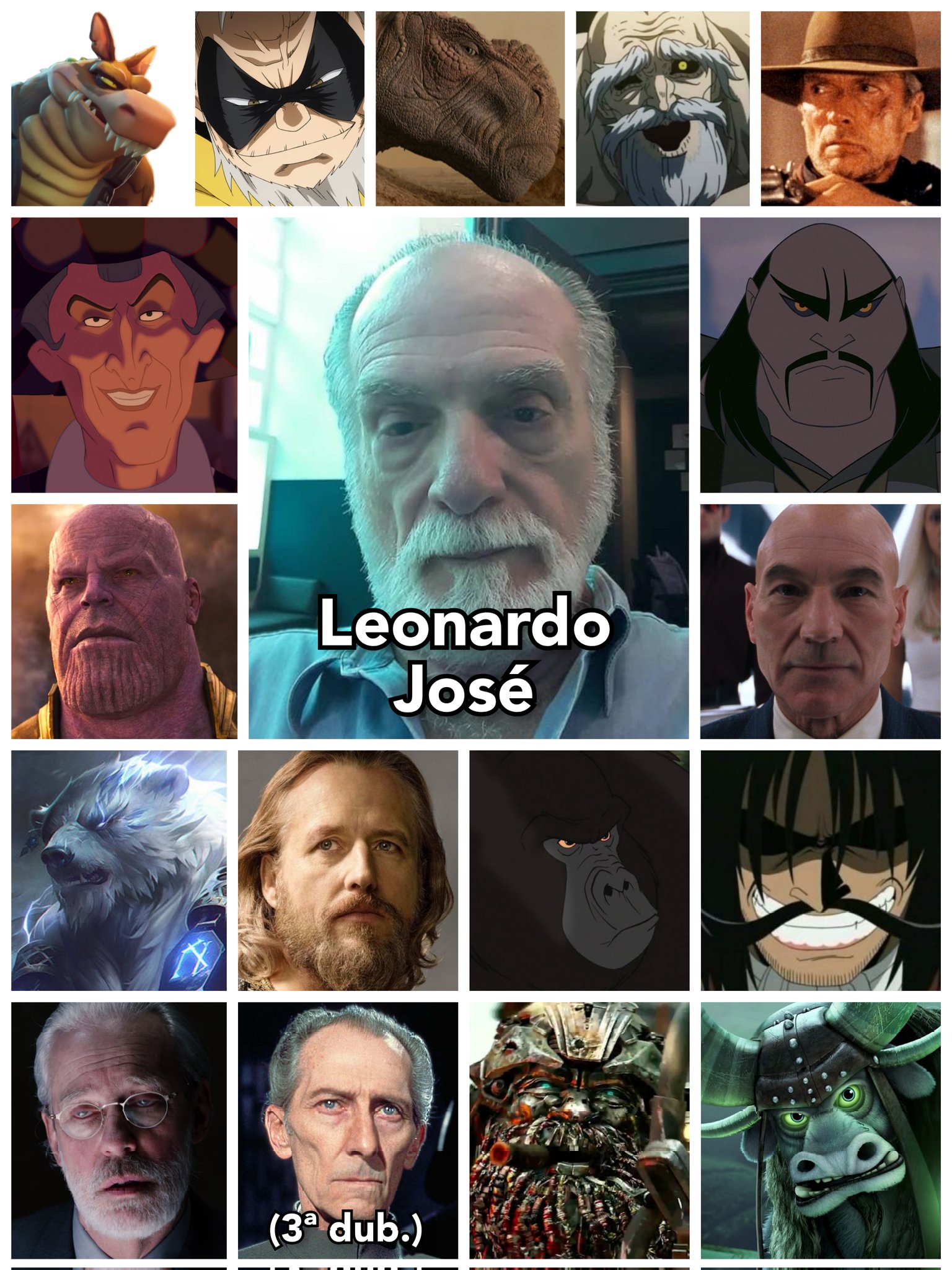 Personagens Com os Mesmos Dubladores! on X: Um dos melhores dubladores do nosso país, o incrível José Leonardo tem uma versatilidade absurda em seus trabalhos! José é conhecido por dublar o Light