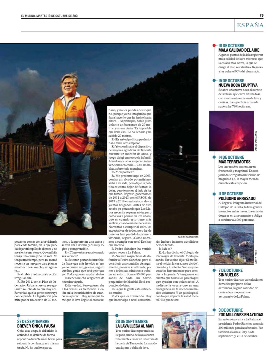 "La gente es increíble. Todo el mundo quiere ayudar al otro".

Para mí, y lo digo con el corazón, Noelia García Leal es una mujer que se viste cada día de dignidad.

Gracias Noelia 😘😘