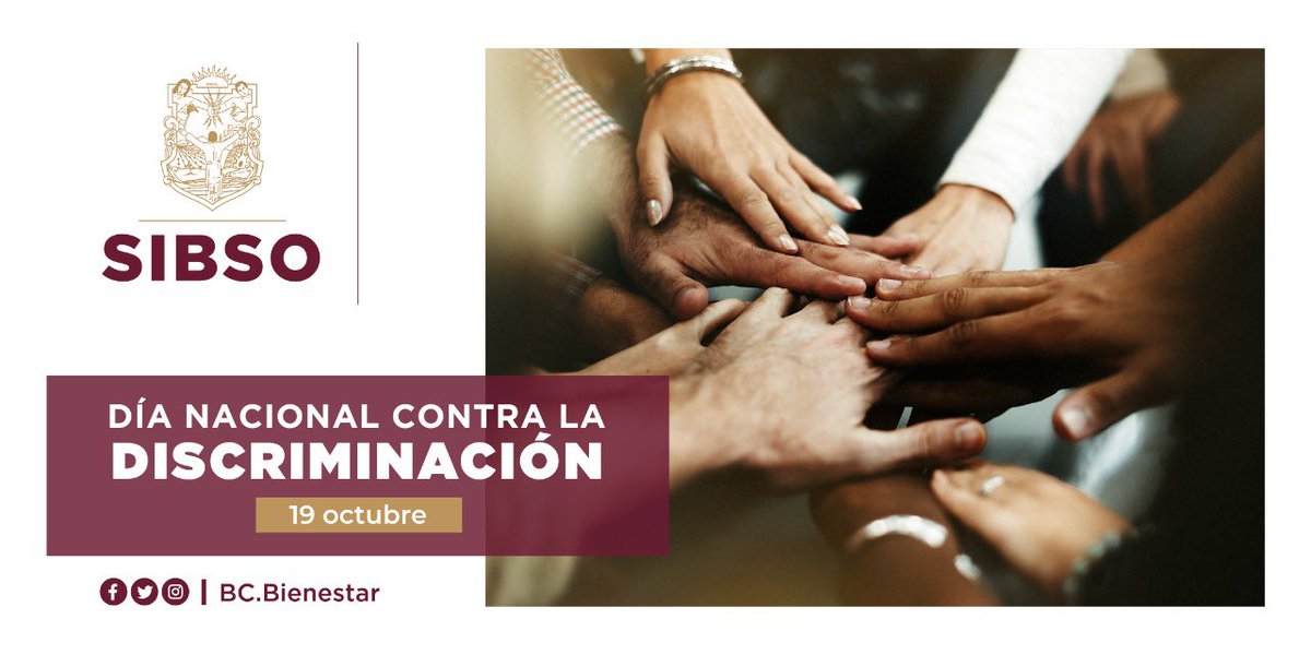 Un recordatorio del artículo 1 de nuestra Constitución, en la cual se prohibe todo tipo de discriminación o acto que se fundamente en contra del origen nacional, por género, edad, discapacidad, condición social, religión o preferencia de las personas.

 #SigueLaTransformación