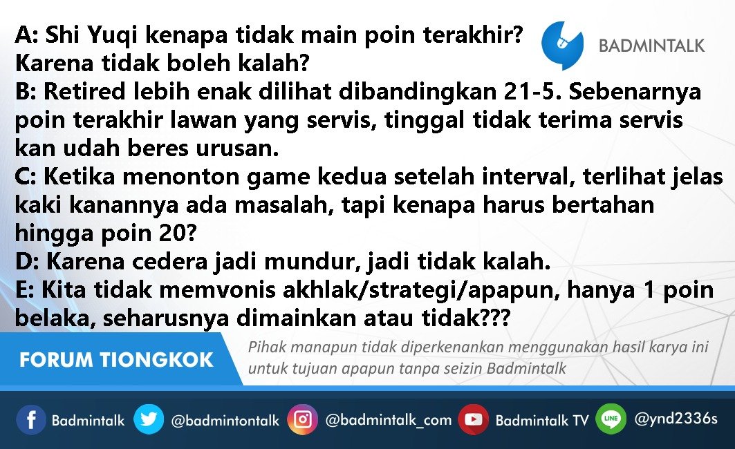 Badminton Talk tweet media