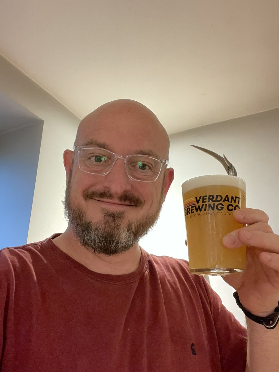 New glass full of Conventional Tactics! What a day to be alive 😍 @VerdantBrew