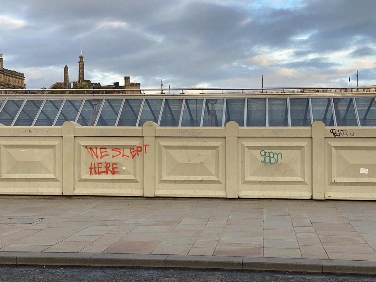 ETAedinburgh1's tweet photo. @Edinburgh_CC rather than waste money on your ill though spaces for people plans how about you rid the city centre of Graffiti??
You can’t even get the basics right !!!!!!!!!! https://t.co/5OGwMWwqWk