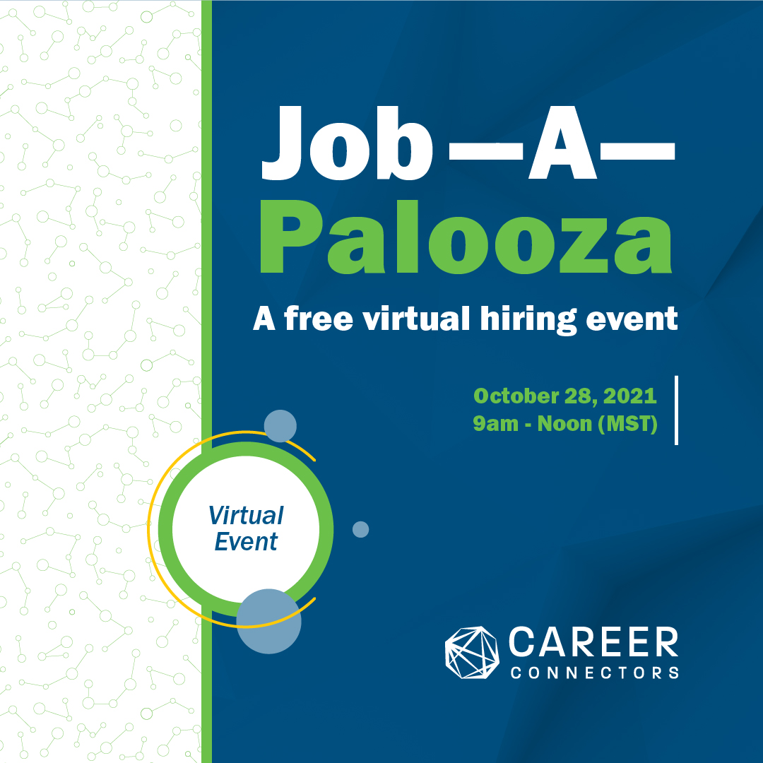 Take your job search to the next level at Job-A-Palooza, a virtual job fair for West Valley job seekers, Oct. 28, 9 a.m.–noon (MST). 💪

Register today ➡️➡️ app.brazenconnect.com/a/Career-Conec…