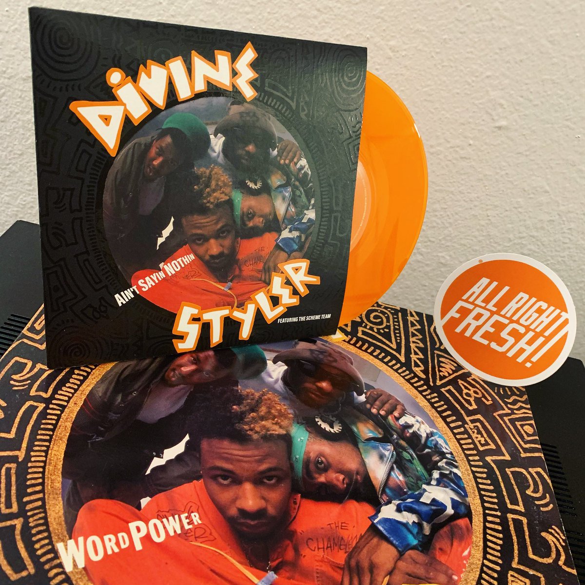 hiphopgods's tweet photo. @Divinestyler_1 Featuring The Scheme Team - Ain’t Sayin Nothin
@allrightfresh
#aint #sayin #nothin #all #right #fresh #orange #vinyl #limited #pressing #word #power #rhyme #syndicate #super #classic #scheme #team #divinestyler #hiphopgods https://t.co/qAQaO2yQWH