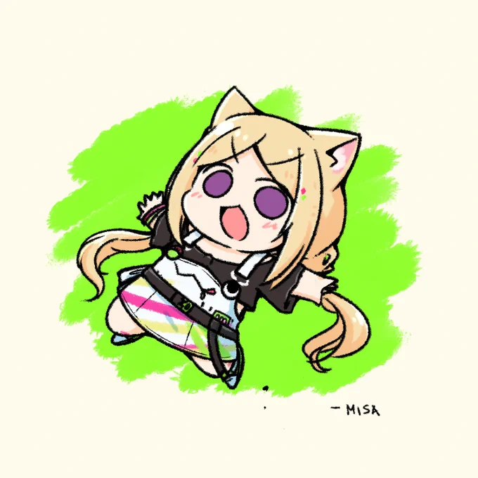 アキちゃんめっちゃ可愛かったから!
#アロ絵 