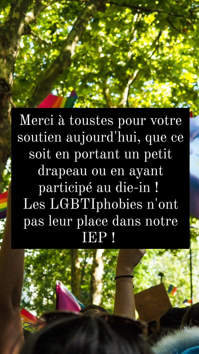 Retour sur notre journée de solidarité envers la communauté LGBTQI+ de Sciences po Bordeaux ! 
Merci à toustes, professeur.e.s comme étudiant.e.s, d'y avoir participé ❤️