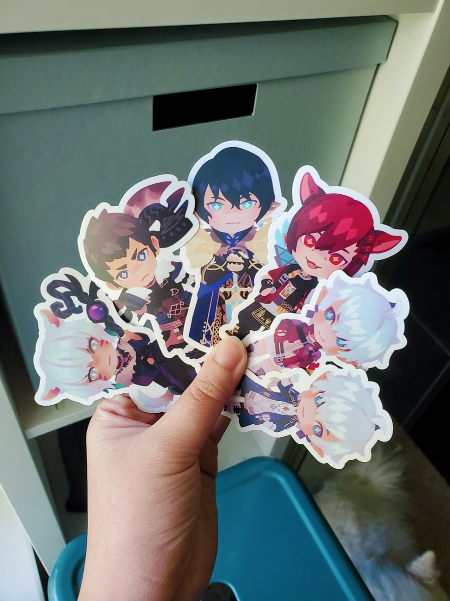 _cdra's tweet image. AAAAA stickers arrived!! 💖 Thank you so much @Sweet_Stickers 🥺💕