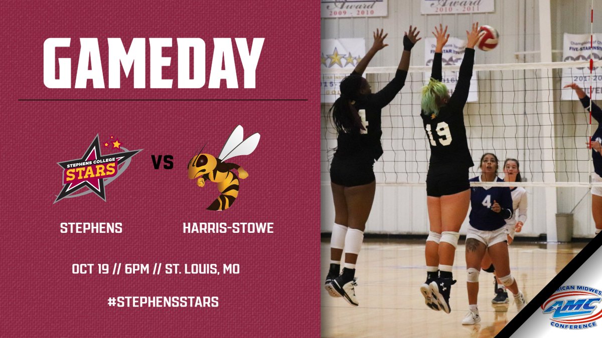 Stephens College Volleyball (@stephensstarsvb) on Twitter photo GAMEDAY for women's volleyball as they travel to Harris-Stowe to take on the Hornets in AMC action!! <a href="/AMCSports/">American Midwest Conference</a>
Live video: bit.ly/3vrLZiP
Live stats: bit.ly/3ji4RMn GAMEDAY for women's volleyball as they travel to Harris-Stowe to take on the Hornets in AMC action!! <a href="/AMCSports/">American Midwest Conference</a>
Live video: bit.ly/3vrLZiP
Live stats: bit.ly/3ji4RMn