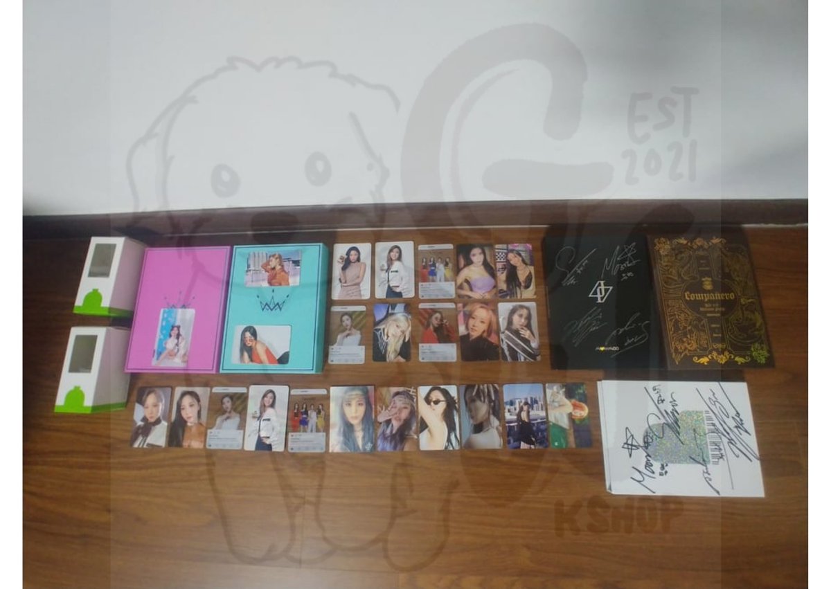 GwkshopP's tweet photo. #GW_Updates #GW_UpdatesBatch10
MAMAMOO Albums and Photocard
- Already arrived in KR Address https://t.co/uJucgIfEui