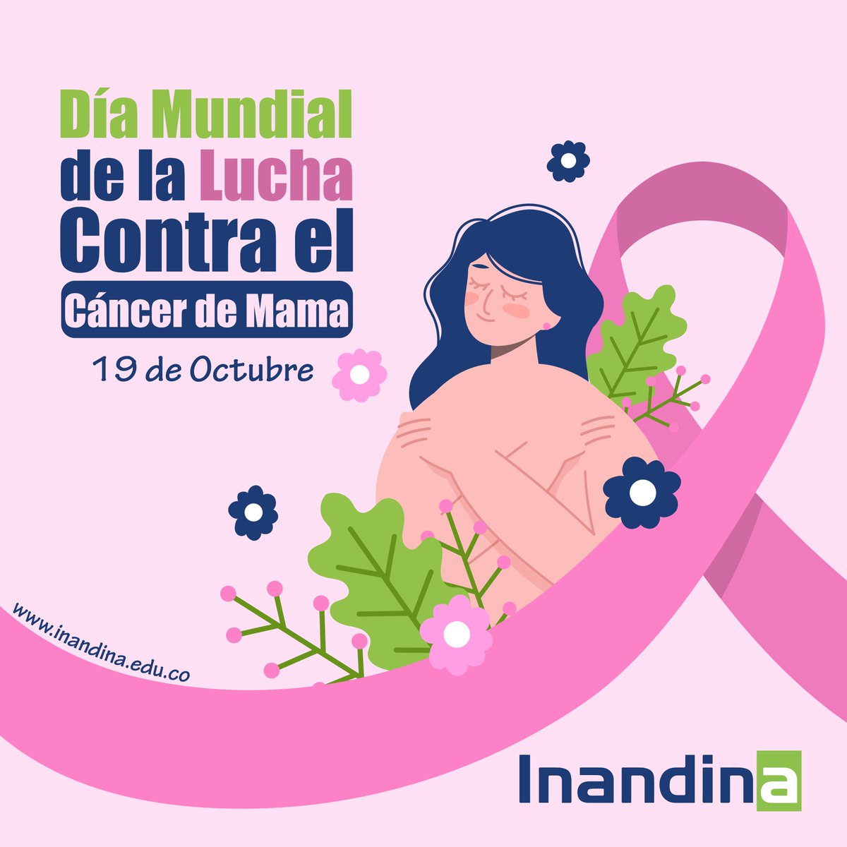 inandina's tweet photo. Día Mundial de la Lucha Contra el Cáncer de Mama, !Detectar a tiempo salva vidas!. #DíaMundialDelCáncerDeMama #19octubre https://t.co/rSRmZewytU