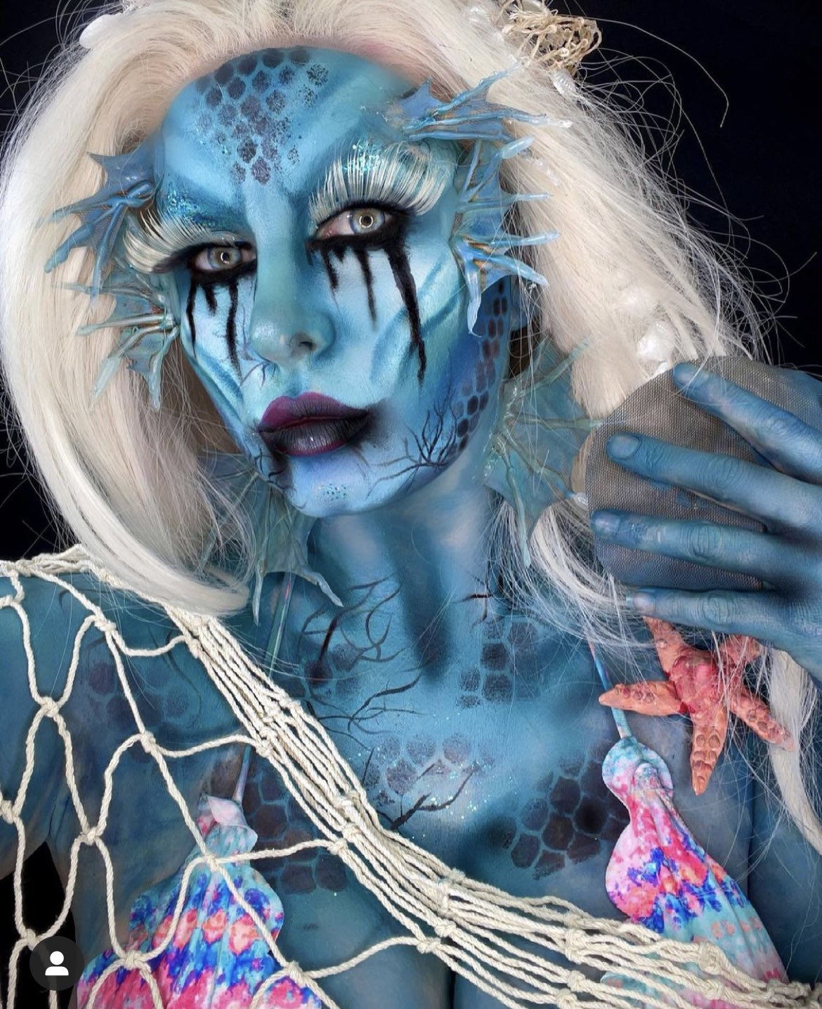 liss on X: "Mermaids & sea creatures which is your fave ? 🐚🧜‍♀️ #makeup  #halloween2021 #halloweenmermaid #mermaid #hallowenmakeup #bodypainter  #makeupartist https://t.co/CPvfbAUAgE" / X