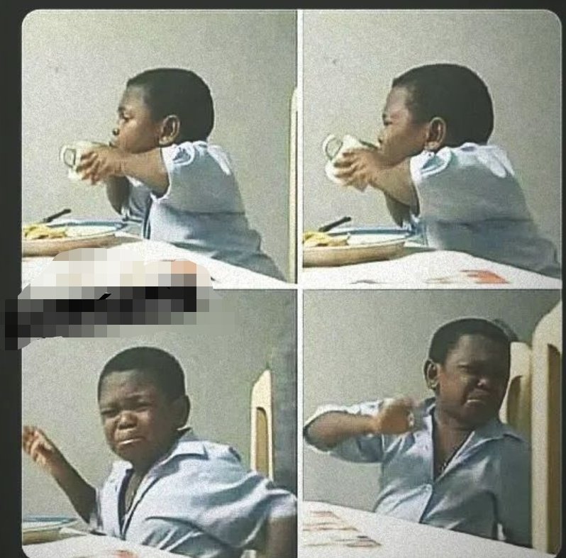 toti_mike's tweet photo. Me after tasting alcohol in front of my parents💀 https://t.co/xdeMrSFRKS