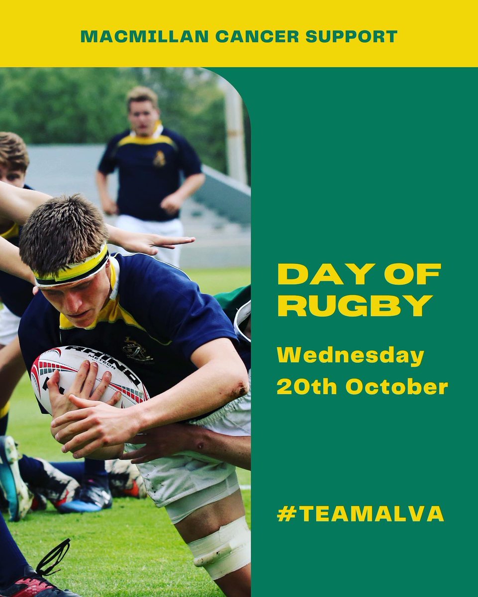 alva_pe's tweet photo. Lots going on tomorrow as part of our #daysof for @macmillancancer - we can’t wait to see you all in your green t shirt! If you are struggling for a t shirt for tomorrow, make sure you grab your Head of House!
Come ready for activity - it’s going to be a day of fun and hardwork! https://t.co/4cogCPpiiJ