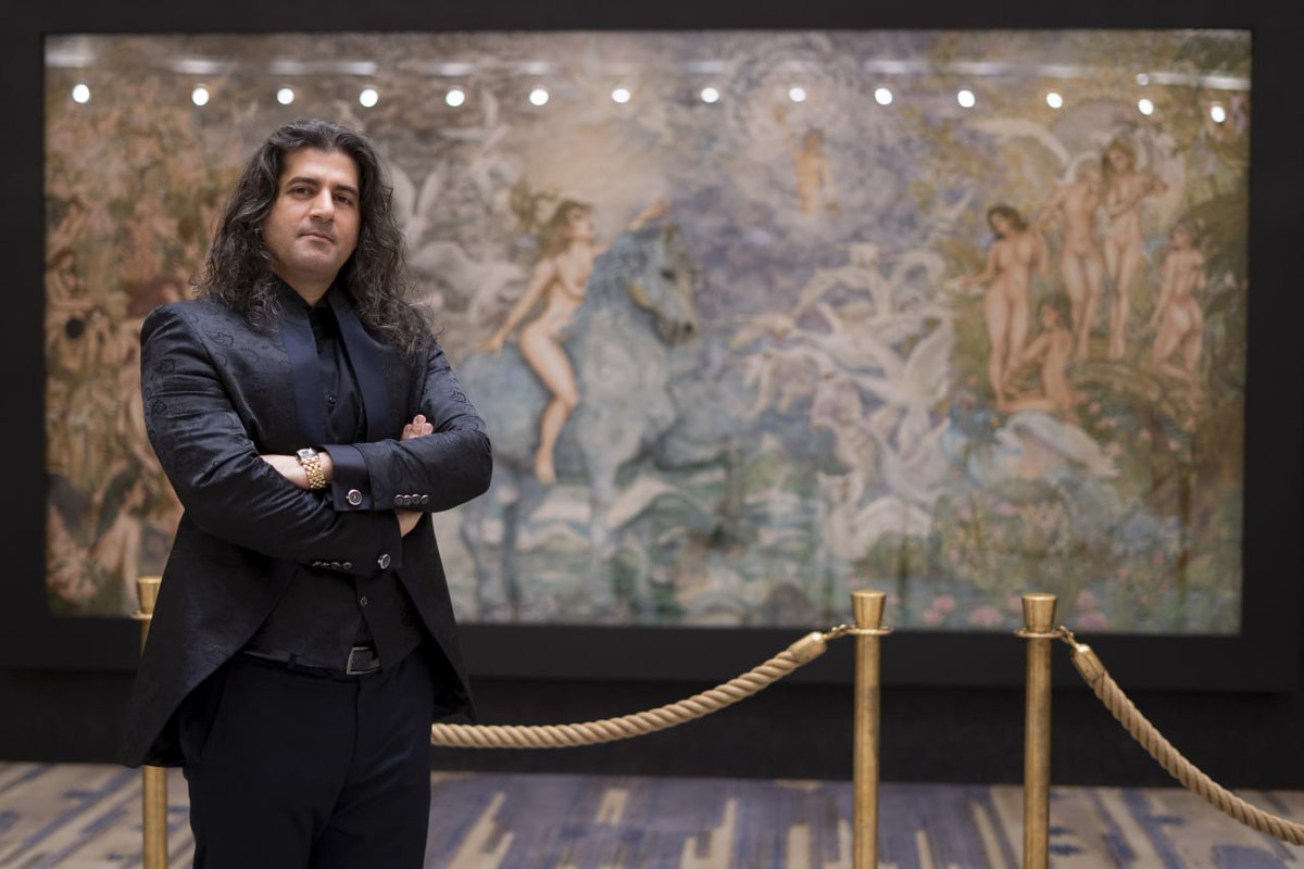 SaadiAhad's tweet photo. Azarnegari Event 
The Ritz-carlton istanbu 
2021
Parmis Artwork

#ahadsaadi #azarnegari #parisakaramnezhad #theritzcarlton #theritzcarltonistanbul #süzerplaza #artparisagallery #art #musium #contemporaryart #artcollection #iranianartist #UNESCO  #fabric #parmis #love #lifestyle https://t.co/XYV2JgntRM