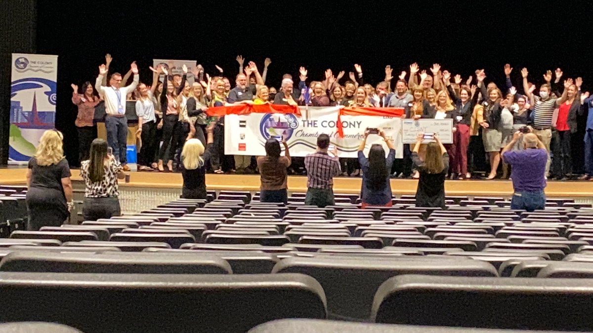 TheColonyHS's tweet image. We enjoyed hosting the @CISNT Ribbon Cutting Event today! Thank you @TheColonyTX and @LewisvilleISD!