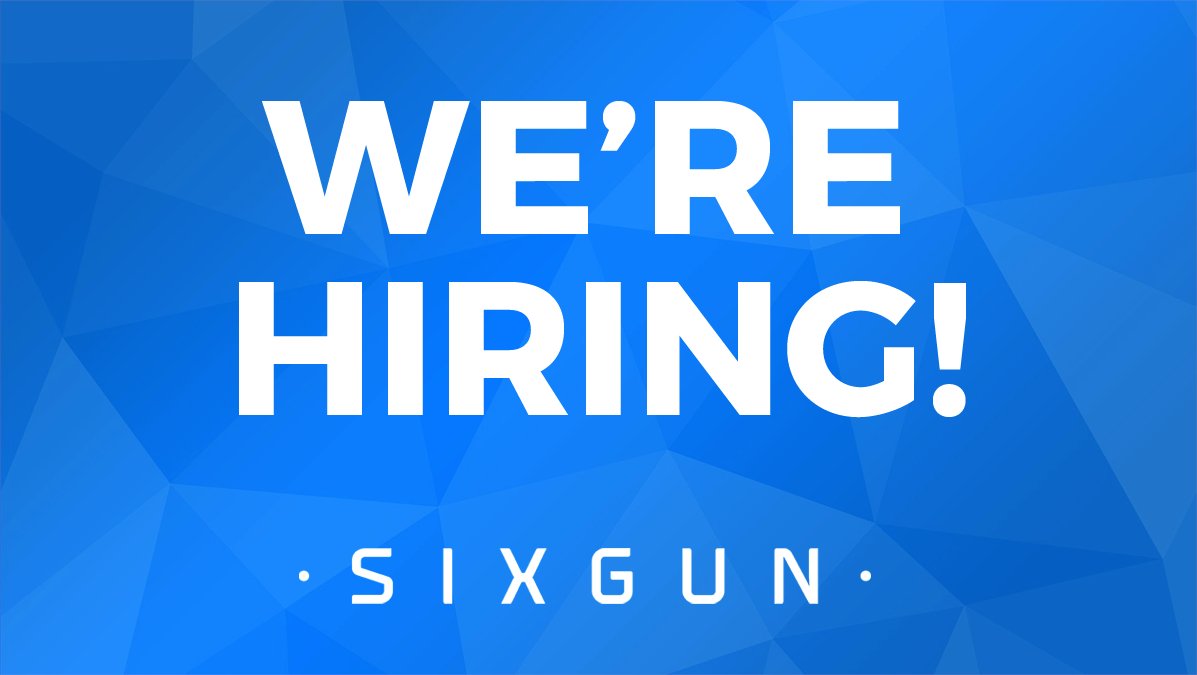 sixgunagency's tweet photo. SIXGUN is hiring for an SEO Specialist! https://t.co/lv73w8YGgn

If you’re interested or know someone who would be, please get in touch.

SIXGUN is committed to creating a fantastic work environment for all our staff, with planned career progression, flexibility and training. https://t.co/yzh5cz6w2E