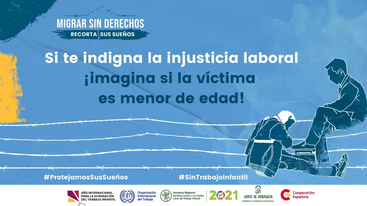 Cristandreslr's tweet photo. "La injusticia laboral es una realidad compleja en el mundo de las personas adultas; sin embargo, en la vida de menores de edad ni siquiera debería existir.

#ProtejamosSusSueños #SinTrabajoInfantil" https://t.co/neSNSaw3lb