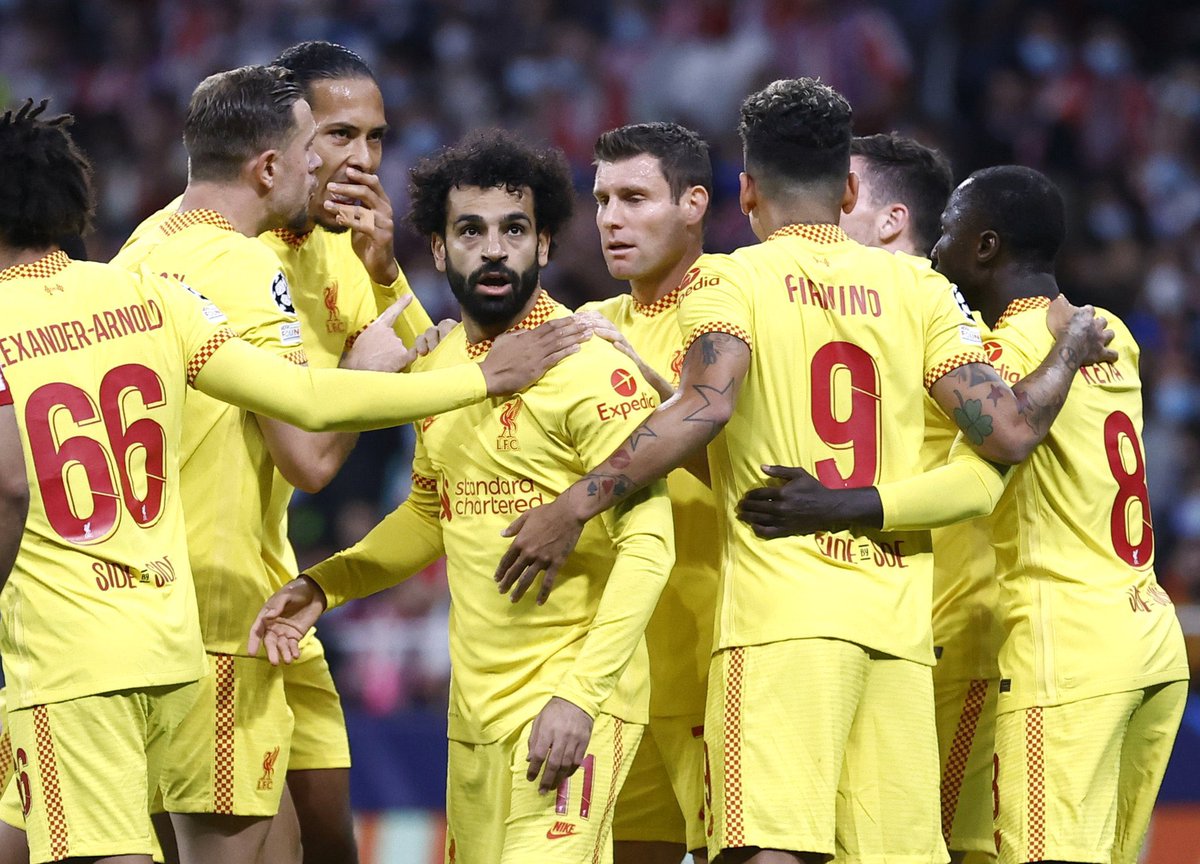 CancherosFc10's tweet photo. ¡CHAMPIONS AL ROJO VIVO! 🔥⚽️
De la mano de Messi y Mbappé el PSG remontó. Luis Diaz🇨🇴 figura ante el Milan. Liverpool venció al Atlético en un partidazo y Real Madrid e Inter reaccionaron en el grupo del sorprendente Sheriff. Estos son los resultados del día en la jornada 3. https://t.co/Rg4KDqVnS3