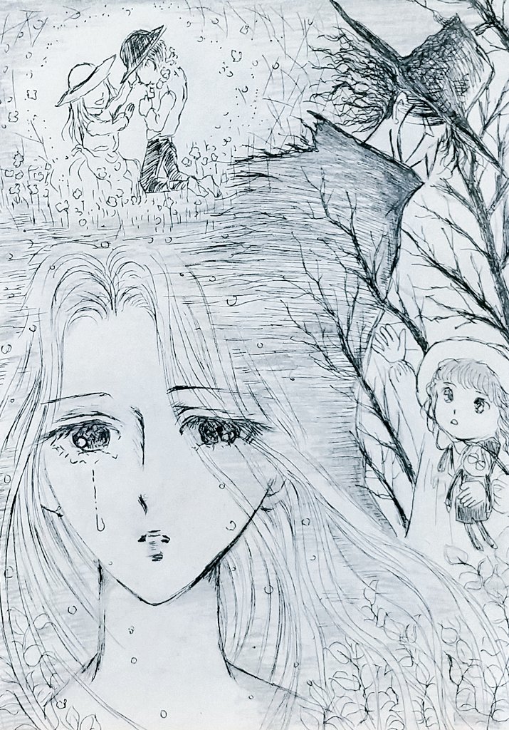森が闇に消える前に

あなたに あえて

わたしに光がさしたから…

かなしくはないんです

だから どうか

あなたは泣かないで…

#アナログイラスト #イラスト #イラスト好きさんと繋がりたい
#落書き #絵描きさんと繫がりたい
#ファンタジー #オリジナルイラスト #オリジナルキャラクター 