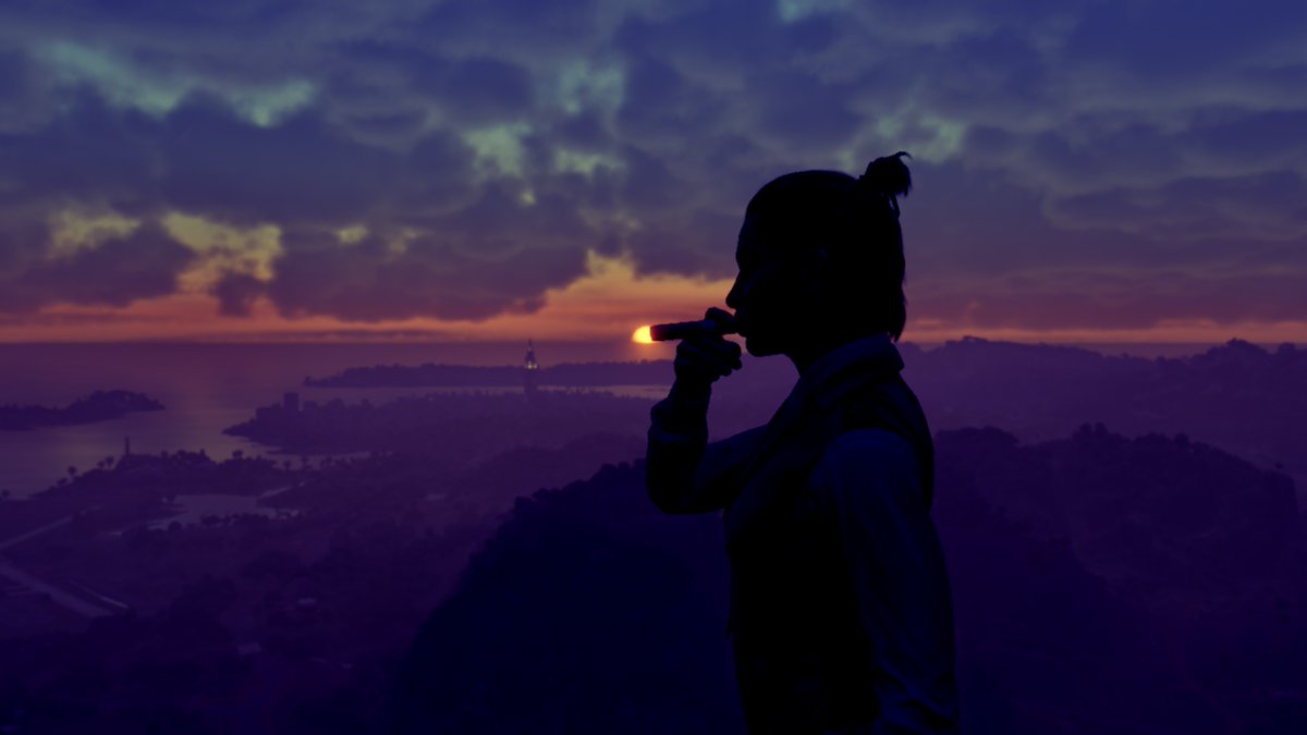 Agent_Mab's tweet photo. #FarCry6 in my favorite colors 💜🧡

(This one goes to the #FarCryContest because for once, I'm really happy with a screenshot.) https://t.co/dW0sLlY7vv