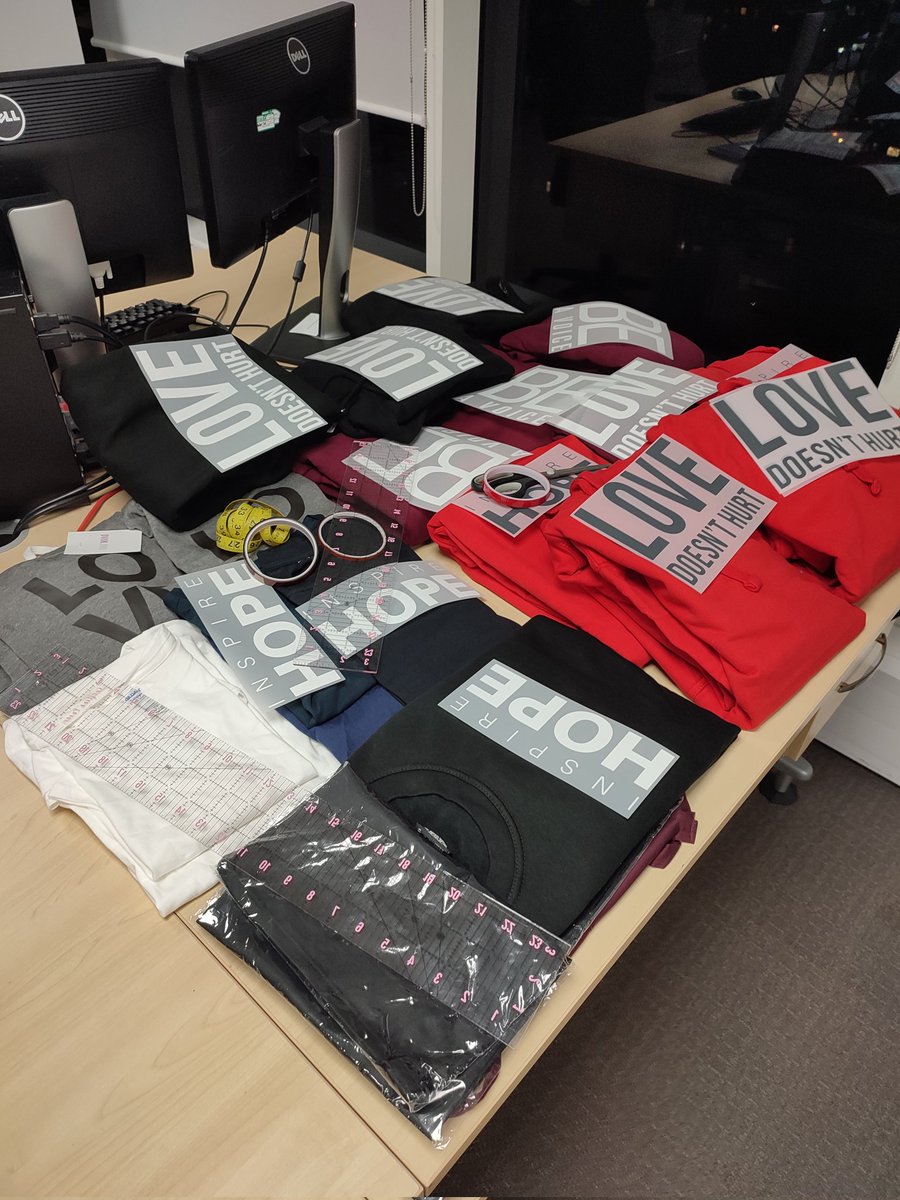 thiukorg's tweet photo. UPDATE: Making another batch of hoodies & sweatshirts for our October Campaign & Aimee's Project
#octobercampaign #aimeesproject #lovedoesnthurt https://t.co/pvNx8JchLx