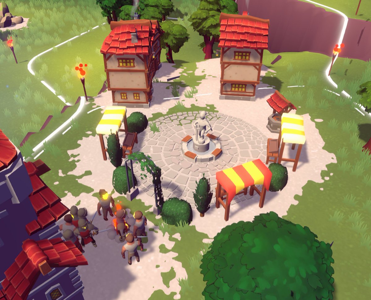 We are going to add town squares to let players' kingdoms be even more cute💫🏰

Don't miss it with the next major city building update:
store.steampowered.com/app/1330460/Be…

#indiedev #citybuilder #rts #becastled