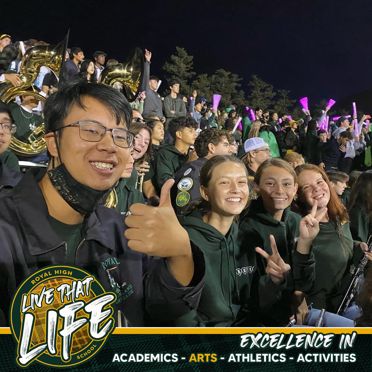 TheRoyalHS's tweet photo. #RoyaLife (📸 @royalhsband) https://t.co/dFUUQHC9Xk