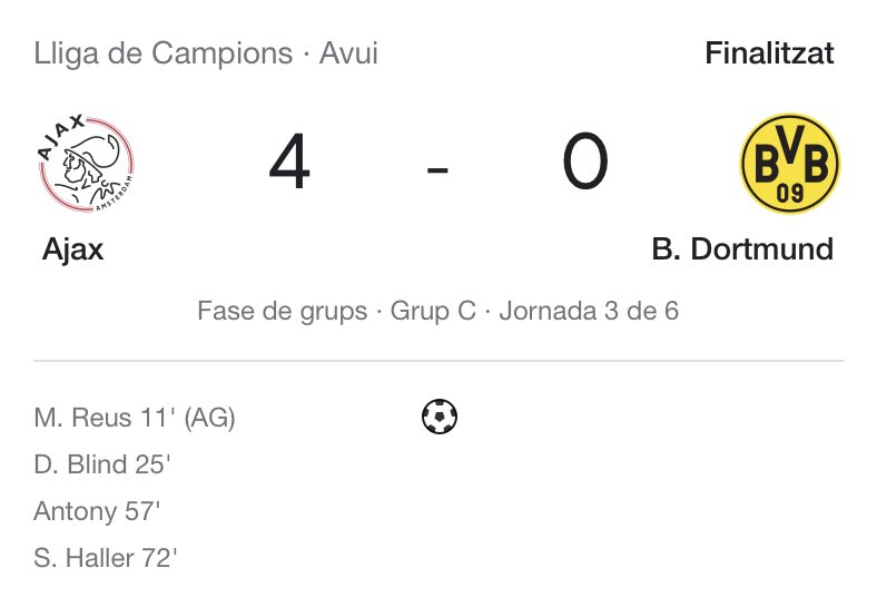 Guillembp01's tweet photo. Haaland es de los mejores del mundo, pero el Ajax le ha cascado 4 al Dormund. Repito que la prioridad del Barça tiene que ser traer un entrenador que recupere la identidad y el estilo propio. Me deprimo con noches de Champions como esta, pensando que al Barça lo entrena Koeman. https://t.co/RrMyGW9aMJ