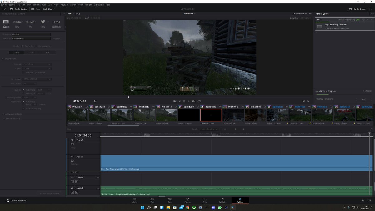 So final edit probably done of the new video, now just finish rendering, check the render, await some feedback and then I will upload o youtube . <a href="/DayZ/">DayZ 🖥 🎮 ❤️</a>  #EssekerDayz