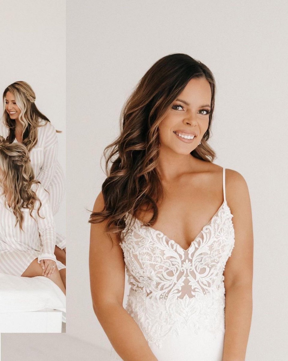 Just so swoon-worthy! 🤍 #vowsinvandervelde #weddingdress