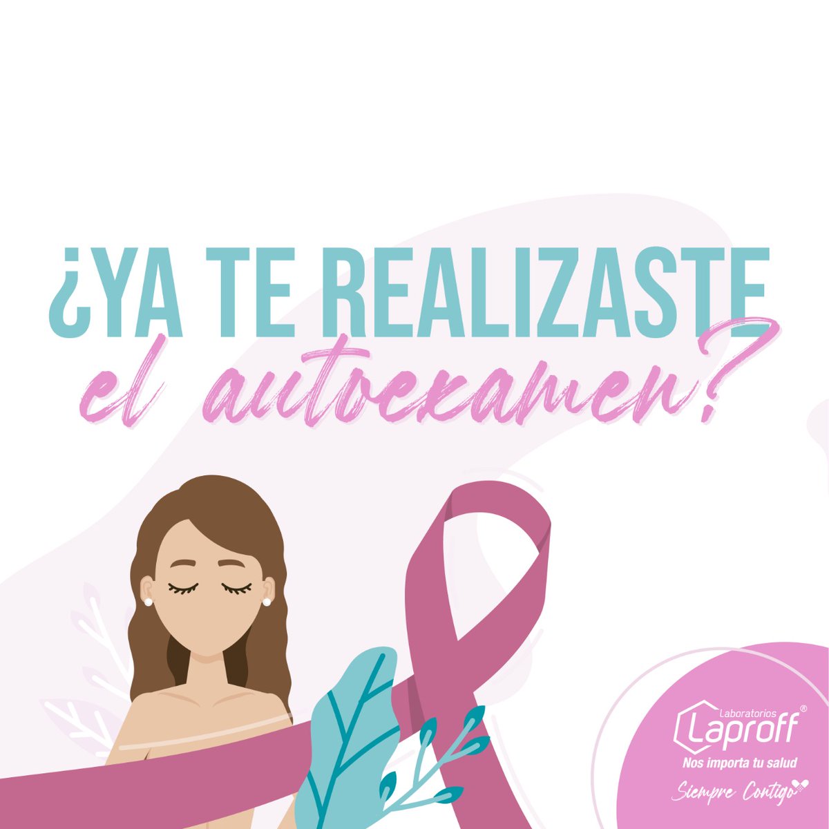 Laproff_SA's tweet photo. Ayúdanos a cuidarte realizando el autoexamen y permaneciendo atenta a las señales de alarma⚠️. 
Mira y comparte estas recomendaciones para que actúes de inmediato🔍.
Laproff #SiempreContigo #NosImportaTuSalud #MesRosa🌸 #DíaMundialdelCancerdeMama https://t.co/IHb5iAYng5