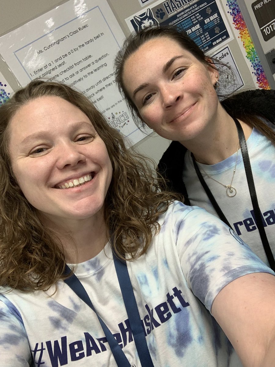 Peace, love, and unity against bullying! <a href="/PrincipalPaz/">Dr. David Paz</a> <a href="/CunninghamHJH/">Kristen Cunningham</a>  #wearehaskett