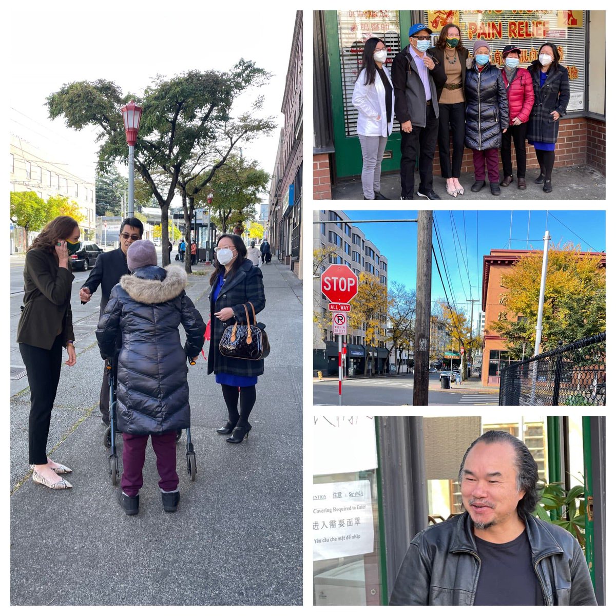 NeighborsForAnn's tweet photo. Chatting with Seattle friends.
#Seattle #seattlecityattorney #istandwithAnn #leadernotatweeter #community #together https://t.co/lqb6qjlTpX