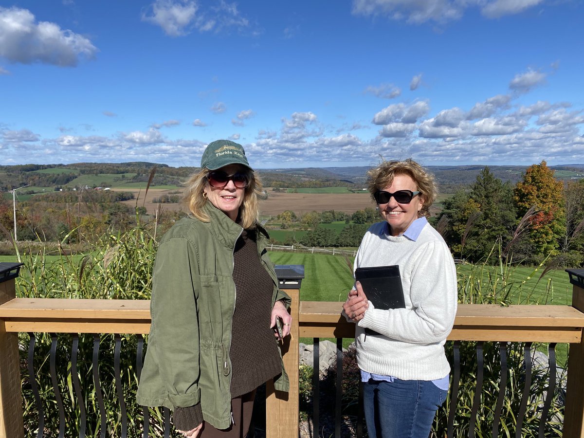 debjcody's tweet photo. Could not have been a nicer day for a Facilities Committee tour of Highland Forest! ⁦@OnondagaCoParks⁩ https://t.co/aB44waxet2