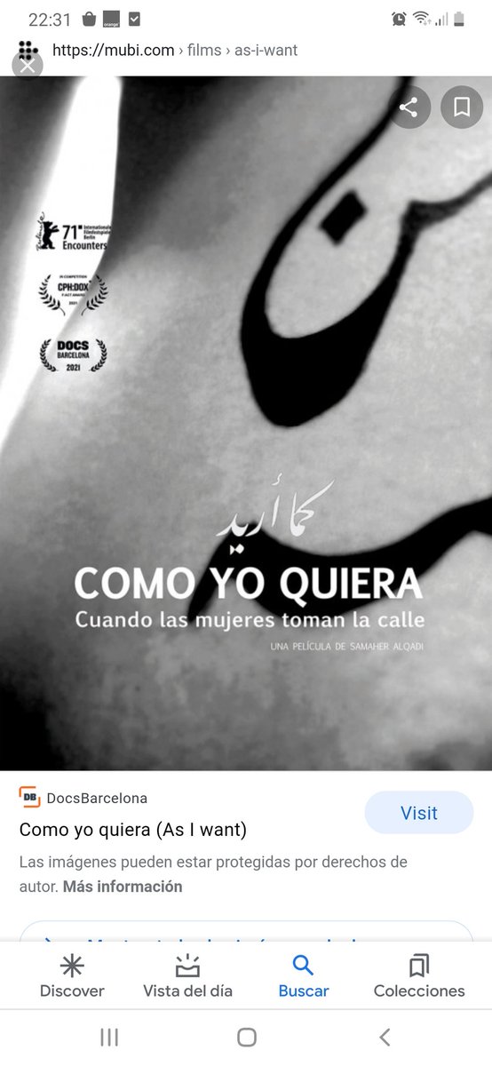 OchandoCano's tweet photo. Termino de ver #AsIWant de la directora #SamaherAlqadi. Mucho más que la #violenciasexual sufrida por mujeres egipcias en la #PlazaTahrir durante la primavera árabe. Imprescindible testimonio, imprescindible lucha, imprescindible y muy muy buen documental https://t.co/KOAlLmfh6r
