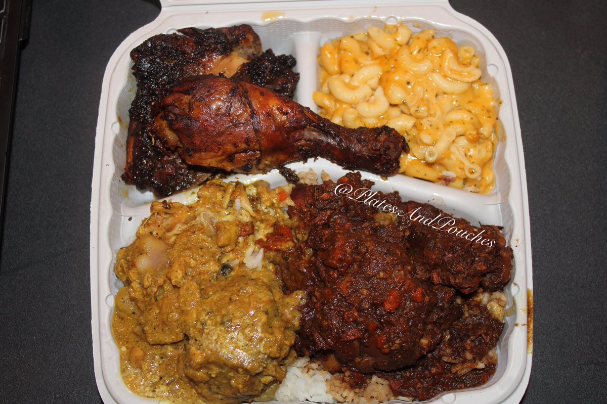PlatesAndPouch's tweet photo. “Trayway Chicken”

Curry Chicken, Jerk Chicken, &amp; Brown Stew Chicken, Mac &amp; Cheese, White Rice, Rice &amp; Peas.

#CurryChicken #Curry #JerkChicken #Jerk #BrownStewChicken #BrownStew #Chicken #MacAndCheese #WhiteRice #Rice #RiceAndPeas #Cheese #PlatesAndPouches https://t.co/VR297wjswH