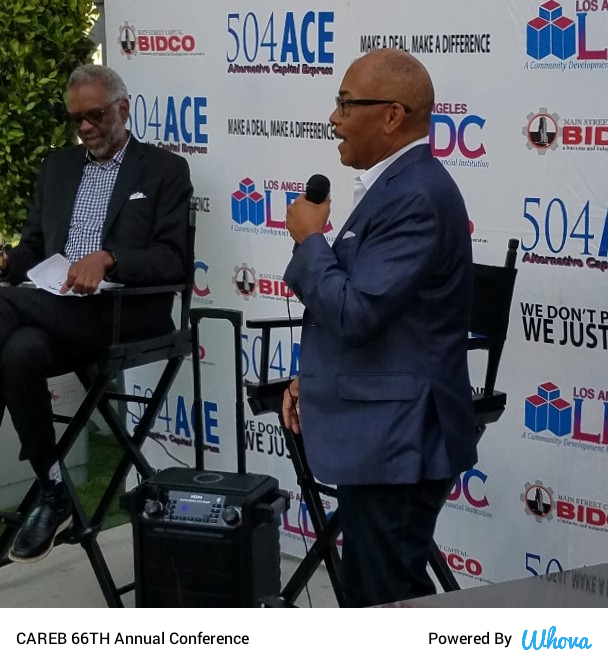 larryhuley3's tweet photo. Drake Dillard, AIA NOMAC and Michael Banner, of LADC  #CAREB66 #BlackWallStreet #BlackHomeOwnershipMatters #Rebuildingourcommunity #NAREB #careb #realtist #realtistnation via Whova event app https://t.co/8VxXVxmiUY https://t.co/unhugC0gwu
