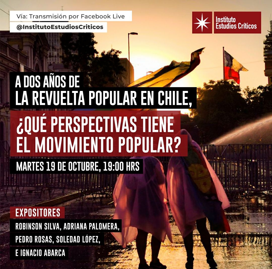 AsambleaComunal's tweet photo. Hoy a las 19:00 hrs.
¿Qué perspectivas tiene el movimiento popular?
#Valdiviacl #FueraPiñera #larevueltacontinua https://t.co/jmEJFKWNwC