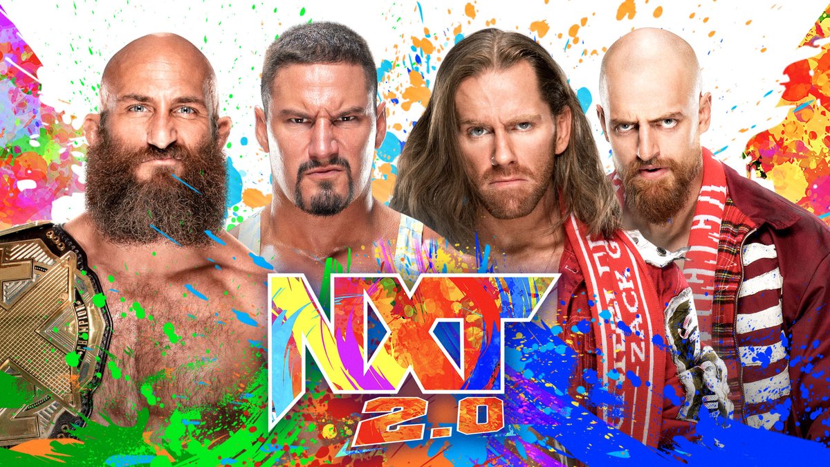 WWEAustralia's tweet image. Today on #WWENXT 2.0!

🎃@GraysonWWE vs. @LAKnightWWE – Winner hosts #HalloweenHavoc

💥@NXTCiampa &amp;amp; @bronbreakkerwwe take on #GYV

🌟Triple Threat Match to determine who spins the wheel!

Plus more! Tune in from 11am (AEDT) on @FOX8tv wwe.com/shows/wwenxt/w… #WWEAustralia