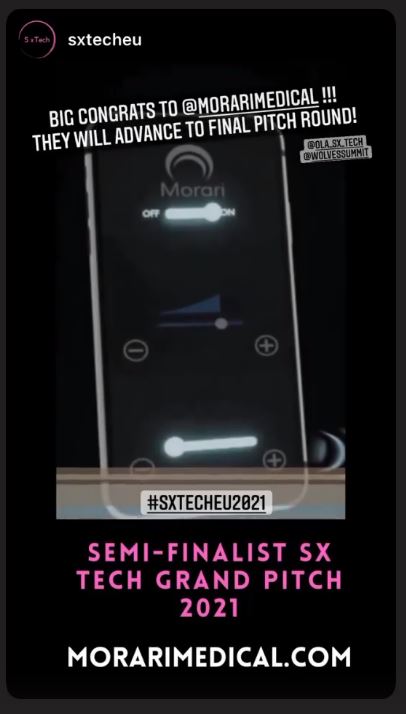 MedicalMorari's tweet photo. We are grateful to be one step closer to winning the Grand Pitch at the Wolves Summit 2021.  Earlier today, Morari was 1 of 2 sextech companies to advance as finalists.  Great to see the sexual health and wellness industry being recognized! #sexualhealthandwellness #sextech https://t.co/CVBujVOihO